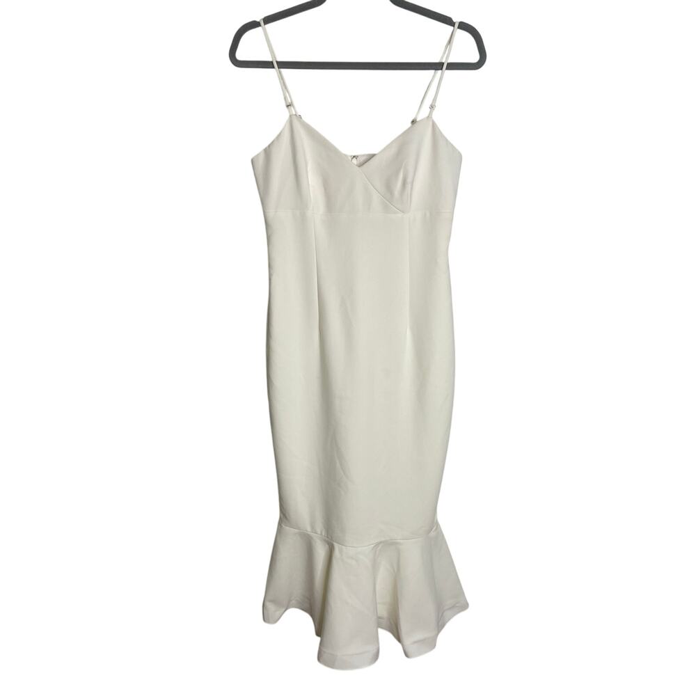 Amanda Uprichard Midi Dress Bridal Wedding Evening Cocktail Party Hoco S